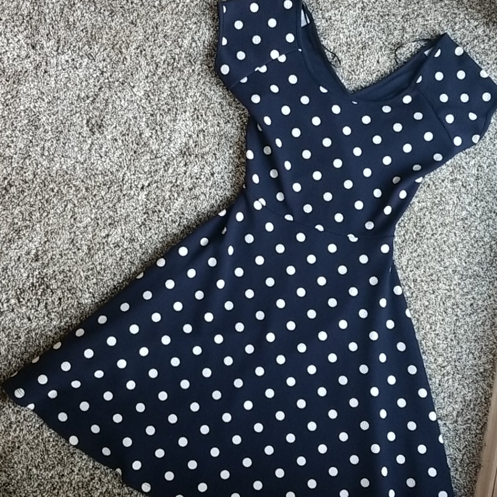 Gilli polka dot dress